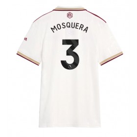 Arsenal Cristhian Mosquera #3 Tredje skjorte til dame 2025-26 Kortermet